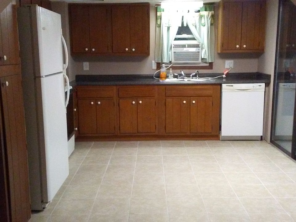 New floor, countertops, sink
