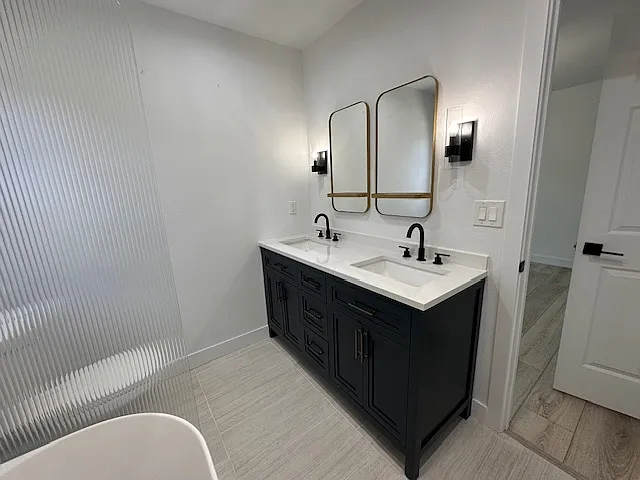 Bathroom in master bedroom.