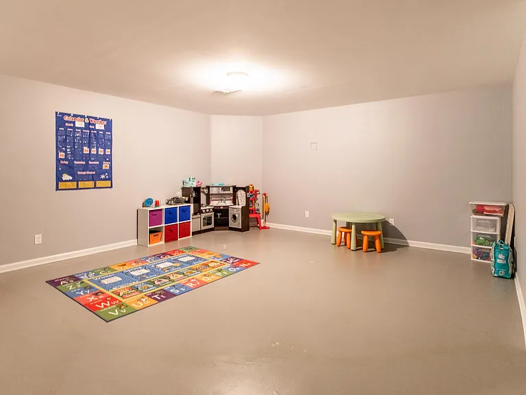 Basement playroom