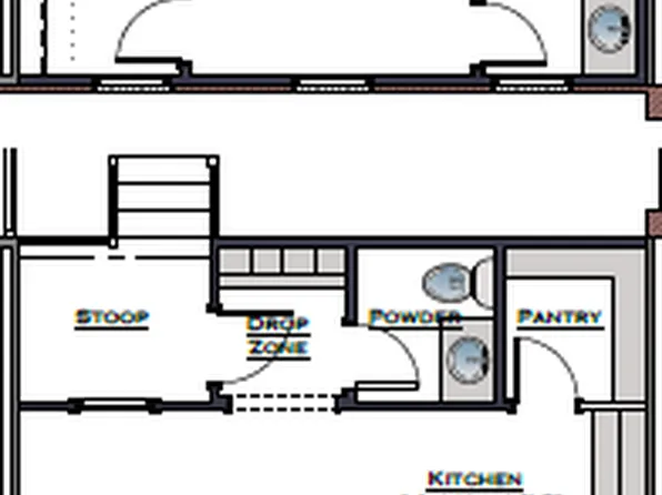 Townhome 576 without Garage Plan, The Preserve