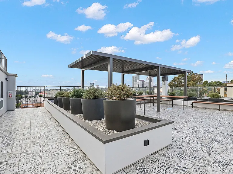 Entertainment Area of Rooftop Deck