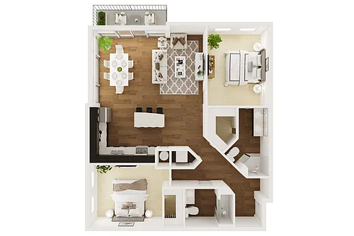 Floor plan Pikes Peak