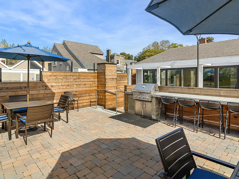 Outdoor Lounge with Grilling Area
