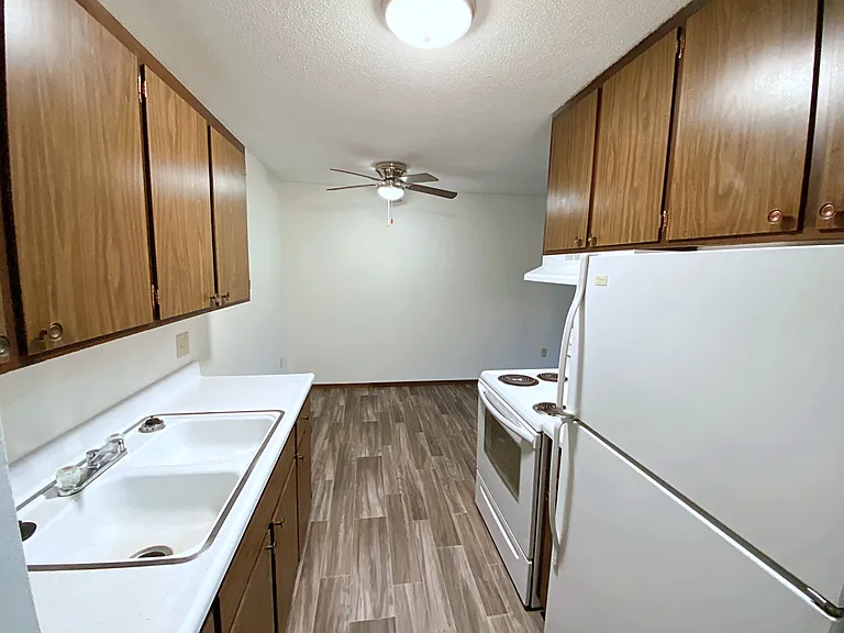 Kitchen through to dining area