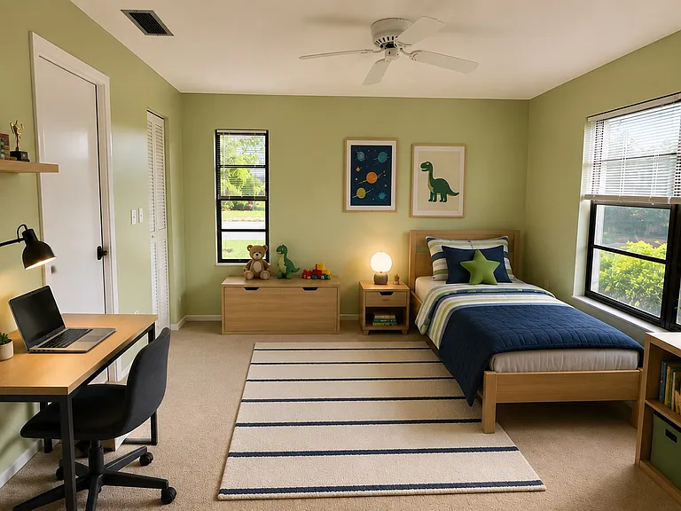 Kid Room Staged (AI)