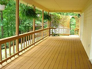 Huge covered deck