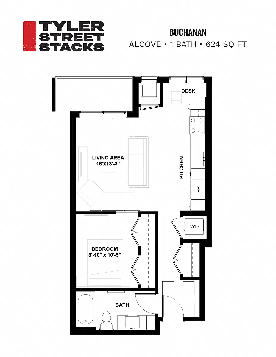 Floor plan Buchanan - ALCOVE
