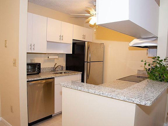 Kitchen with new appliances 