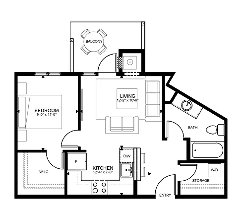 Floor plan 414