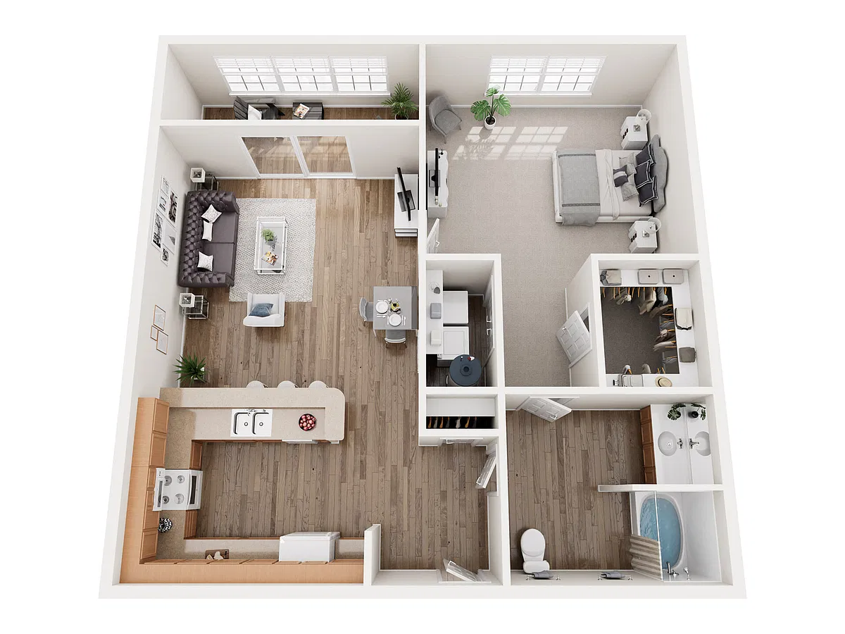 Floor plan Laurel - Renovated