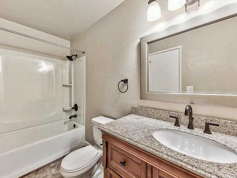 Attached bathroom to master!