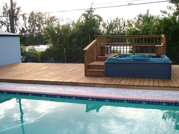 Wood Deck Water View