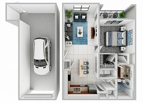 Floor plan Jasmine with Garage