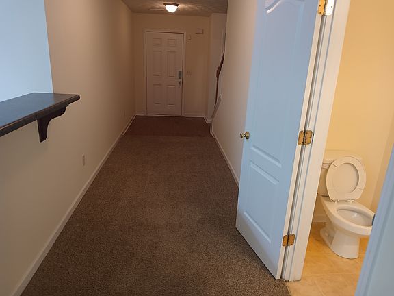 Downstairs hall and bath