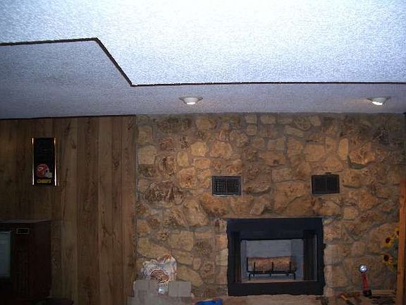 Fireplace in Rec Room