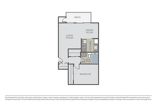 Floor plan Plan 1C