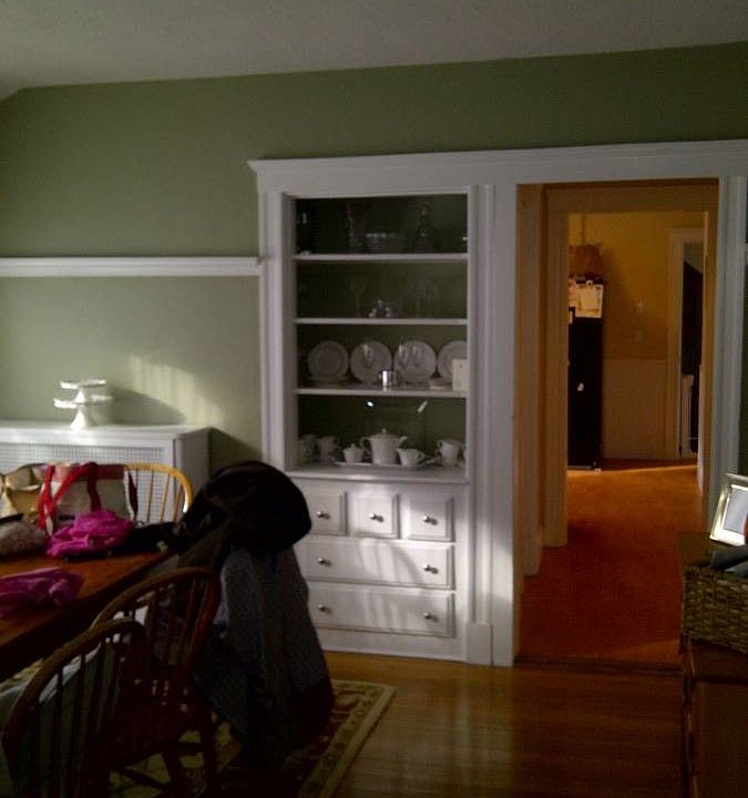 Dining room looking to kitchen