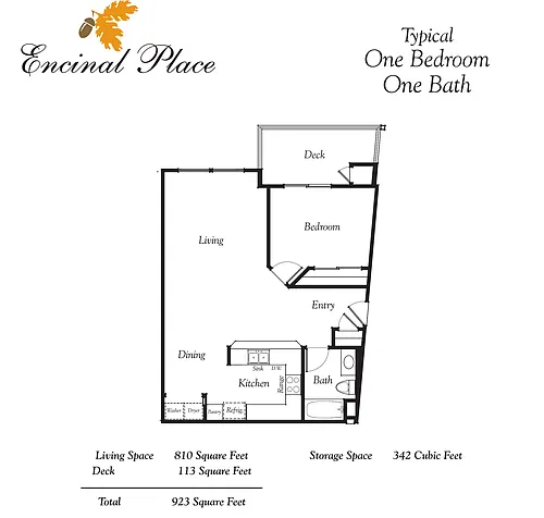 Floor plan 1X1