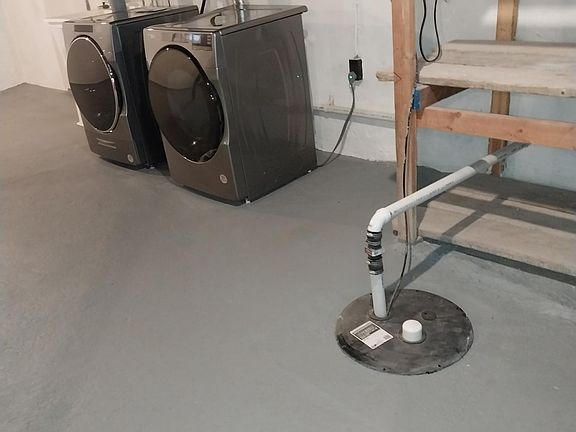 Basement Whirlpool washer/dryer