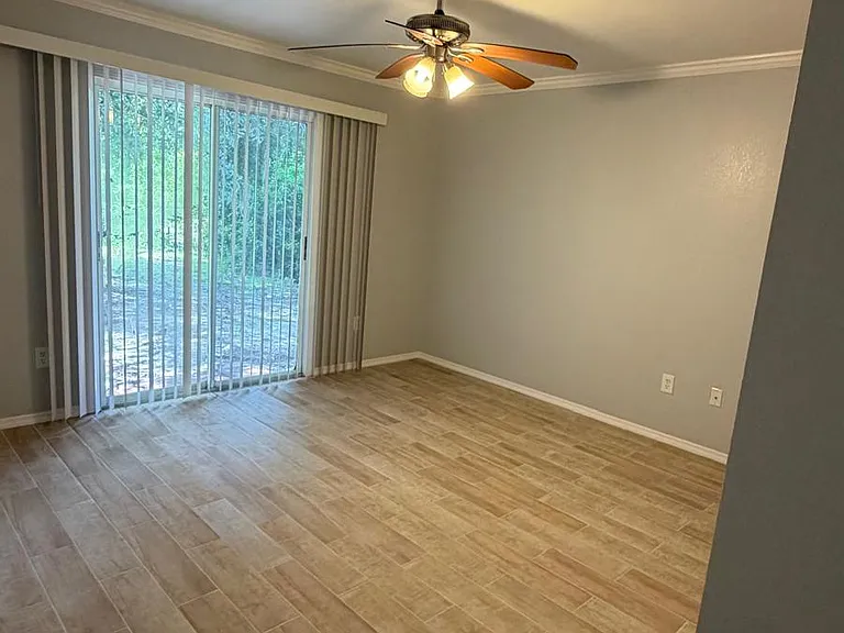 Master bedroom with back yard access