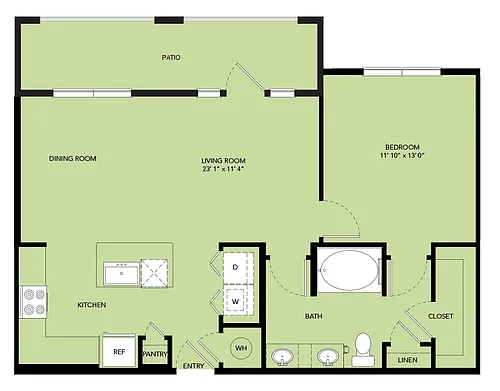Floor plan A5-846sf
