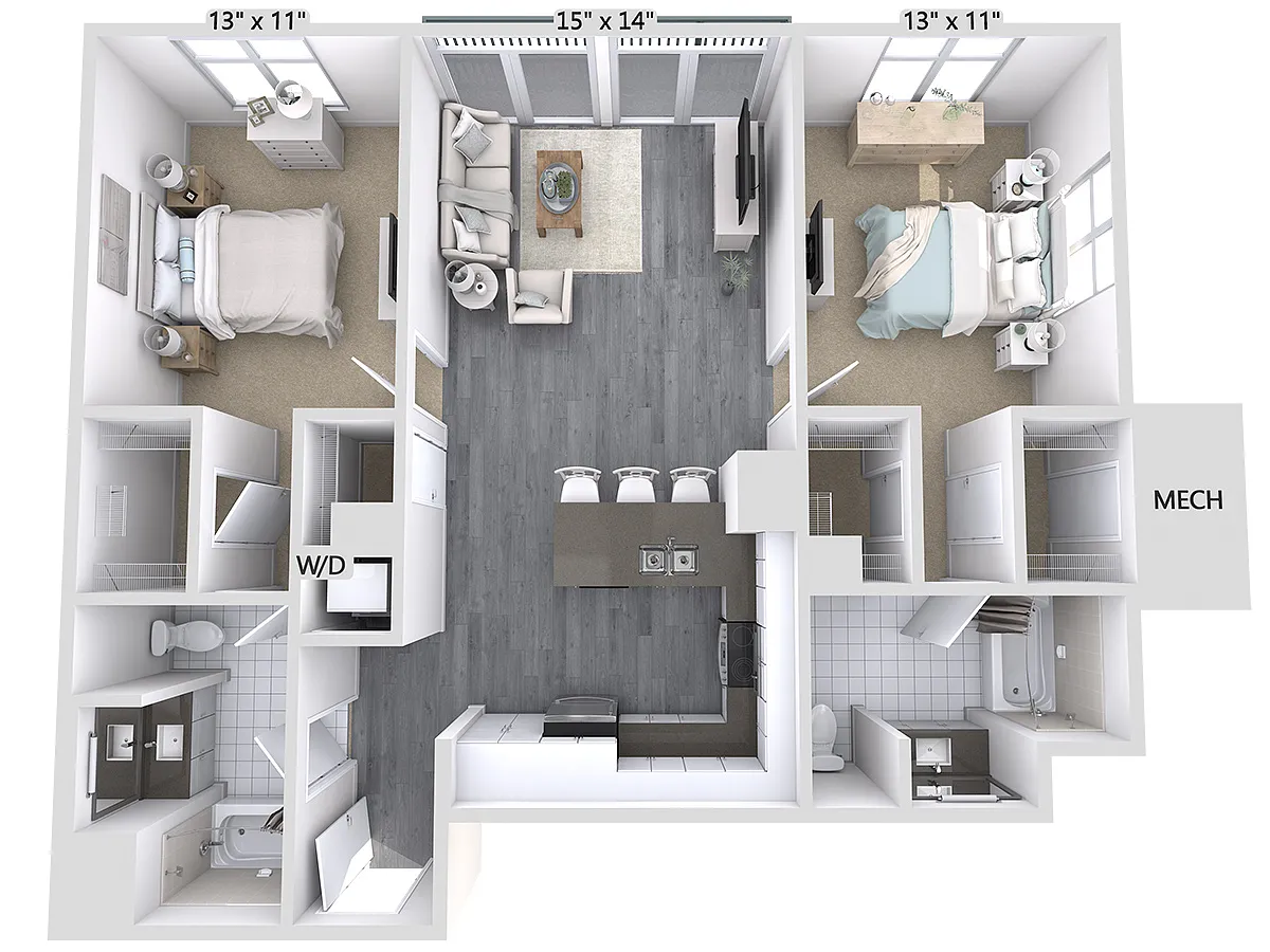 Floor plan B4-1156-mod-pen