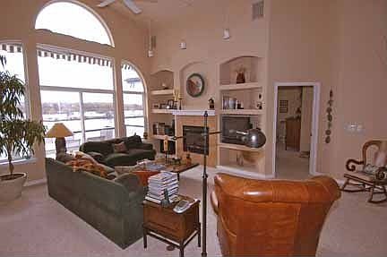 Living room and views