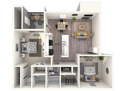 Floor plan The Houston