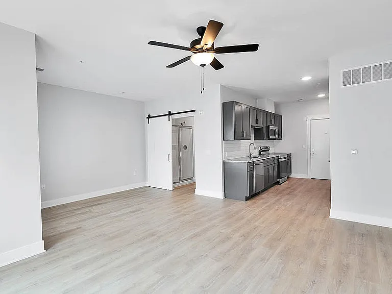 Open Concept Living Area & Kitchen