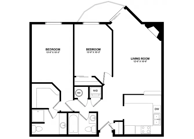 Floor plan 2X2