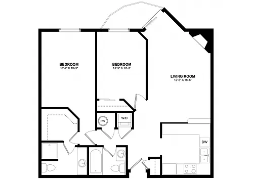 Floor plan 2X2