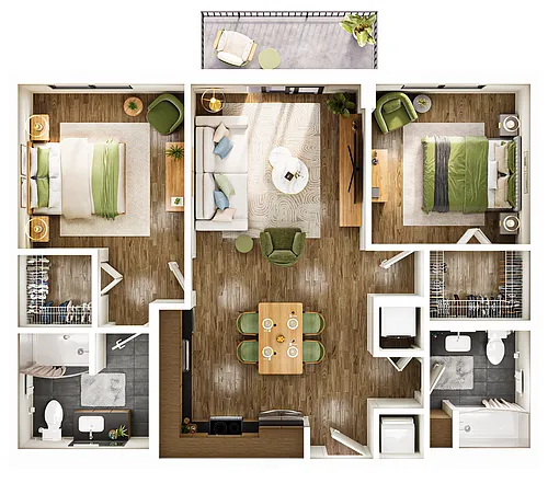 Floor plan B4