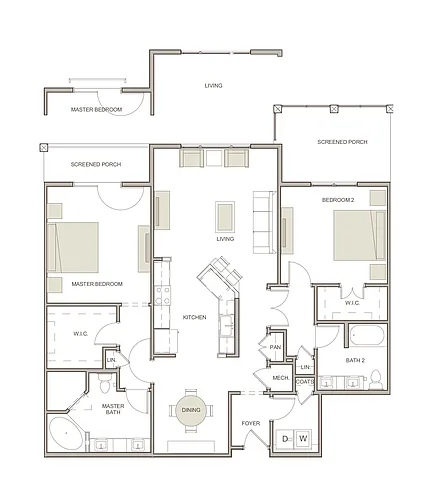 Floor plan B1-E