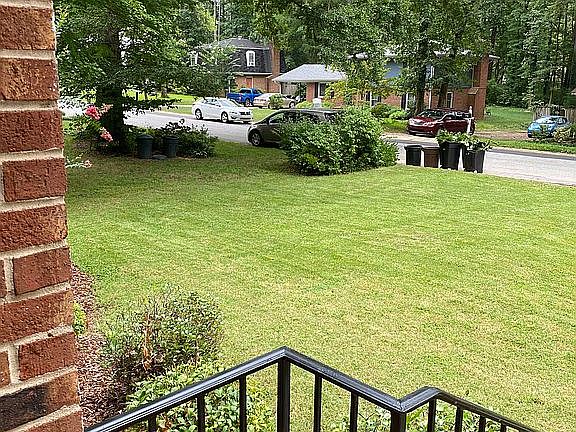 Out front door