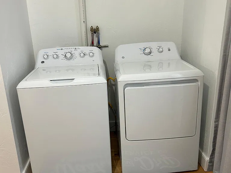 A washer and dryer are in your private unit. (not shared with anyone else)