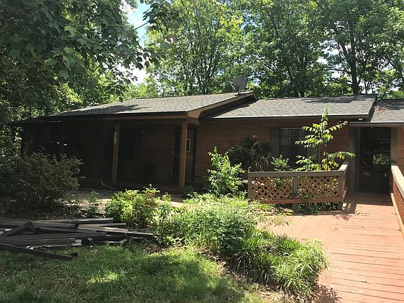 View from front yard -- very quiet as end of cove almost zer