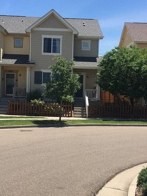 Front of townhouse