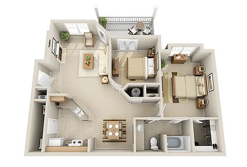 Floor plan The Pebblebrook