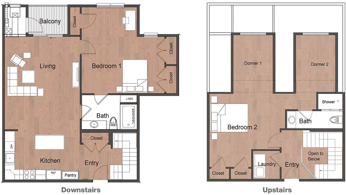Floor plan 2x2CcLT