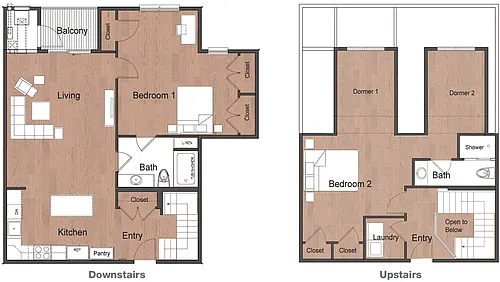 Floor plan 2x2BcLT