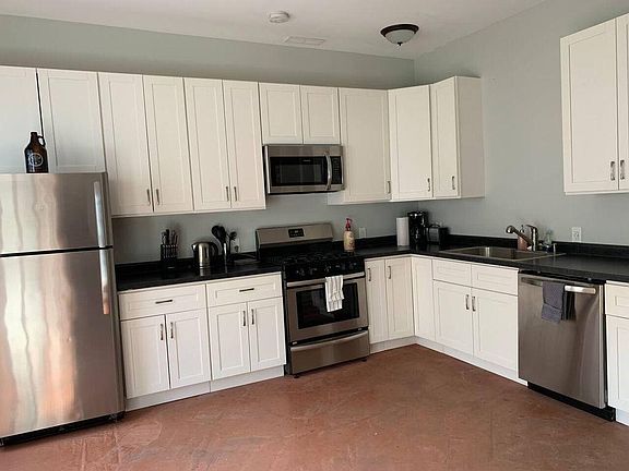 Kitchen with stainless steel appliances!