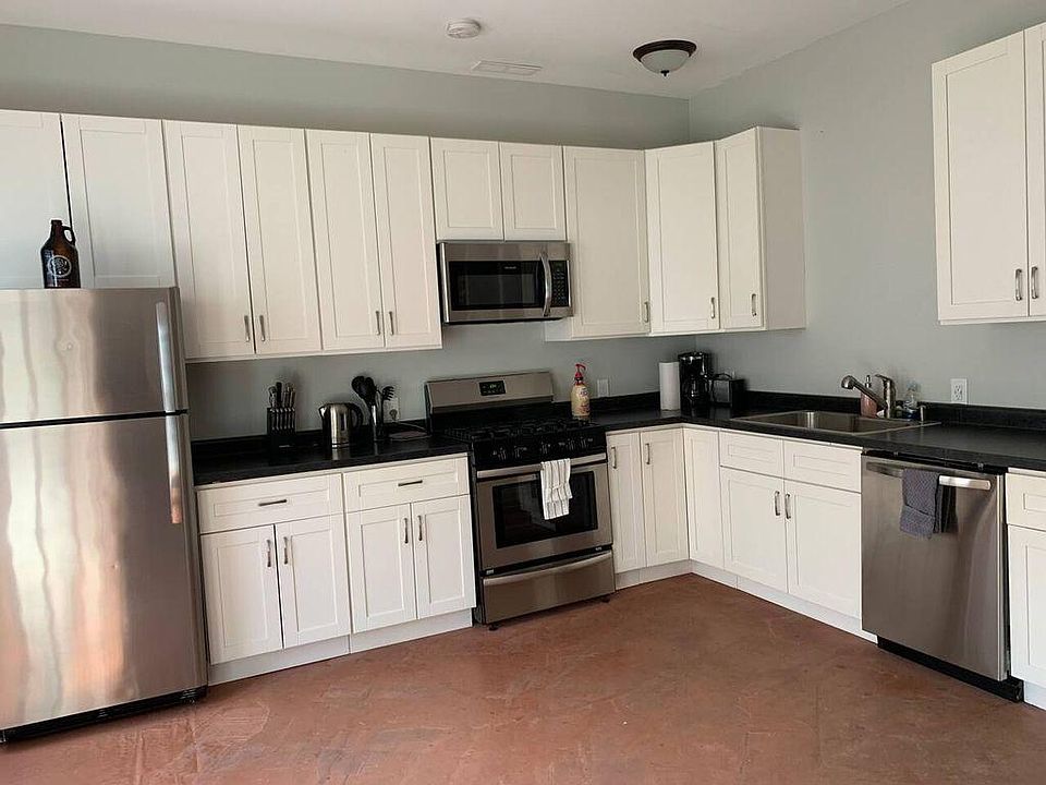 Kitchen with stainless steel appliances!