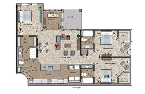 Floor plan Kensington