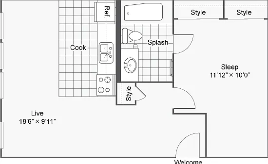 561 sqft 561 sqft