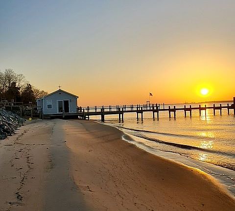 Sunset on your beach