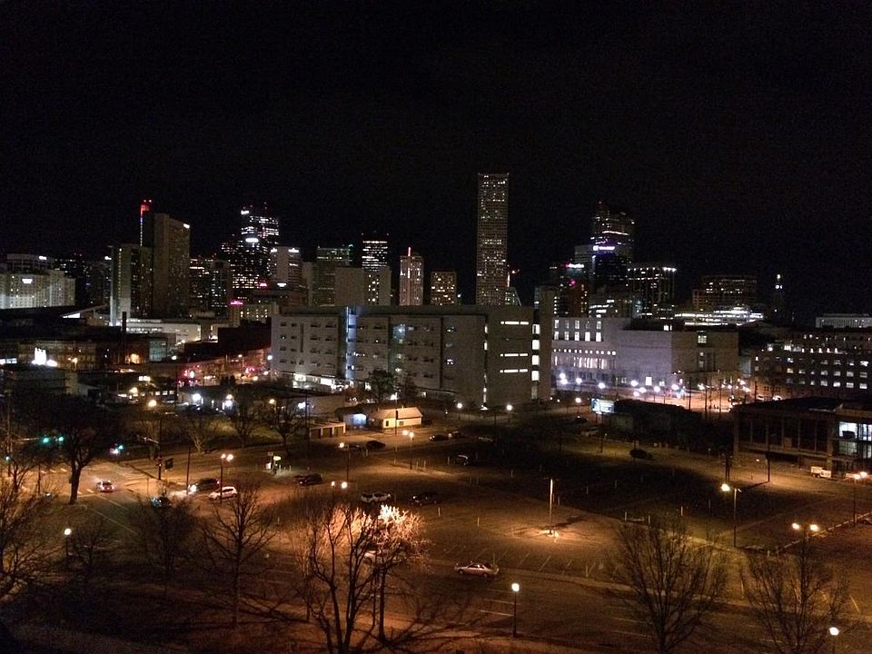 View from Balcony - night time