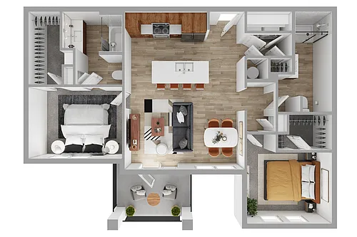 Floor plan B3