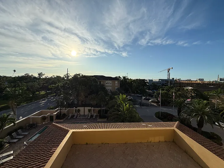 View from balcony