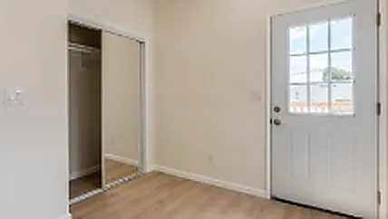 Back bedroom with patio access