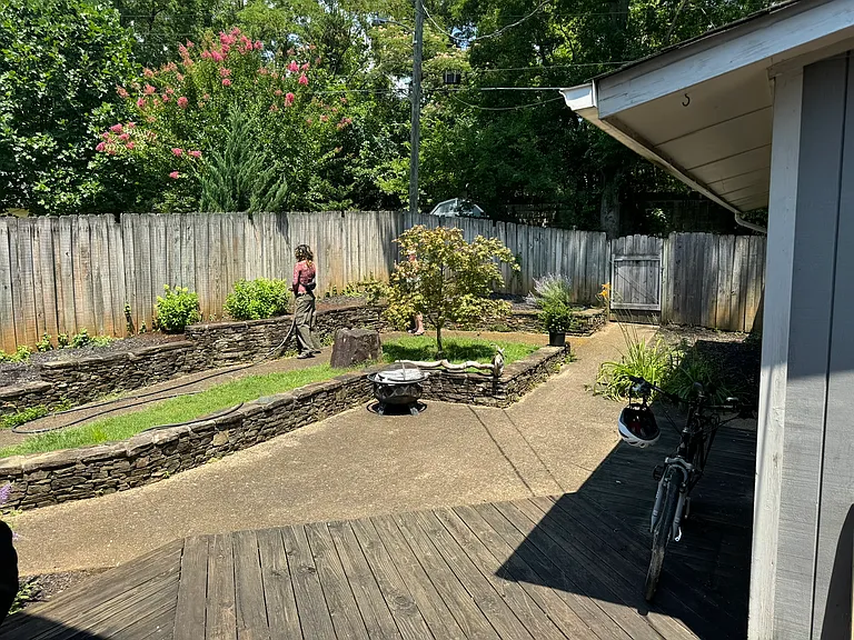 Back Yard from Kitchen Door